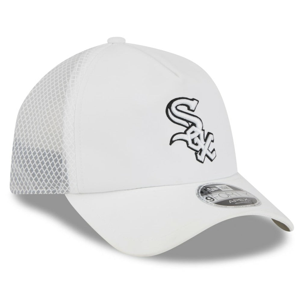 Chicago White Sox New Era 2026 Batting Practice Apex 9FORTY Adjustable Trucker Hat - MLB Hats