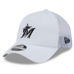 Miami Marlins New Era 2026 Batting Practice Apex 9FORTY Adjustable Trucker Hat - MLB Hats
