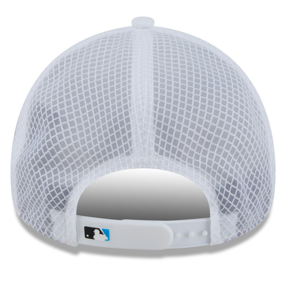 Miami Marlins New Era 2026 Batting Practice Apex 9FORTY Adjustable Trucker Hat - MLB Hats