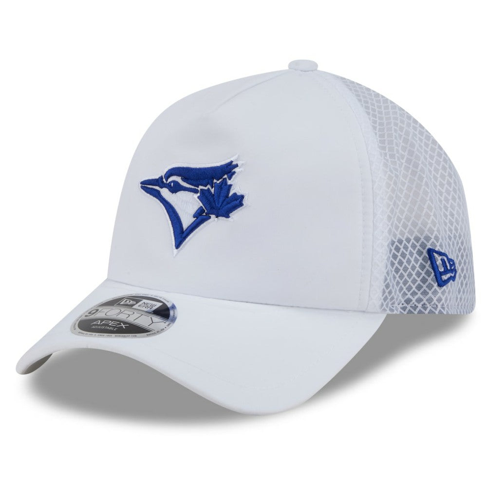 Toronto Blue Jays New Era 2026 Batting Practice Apex 9FORTY Adjustable Trucker Hat - MLB Hats