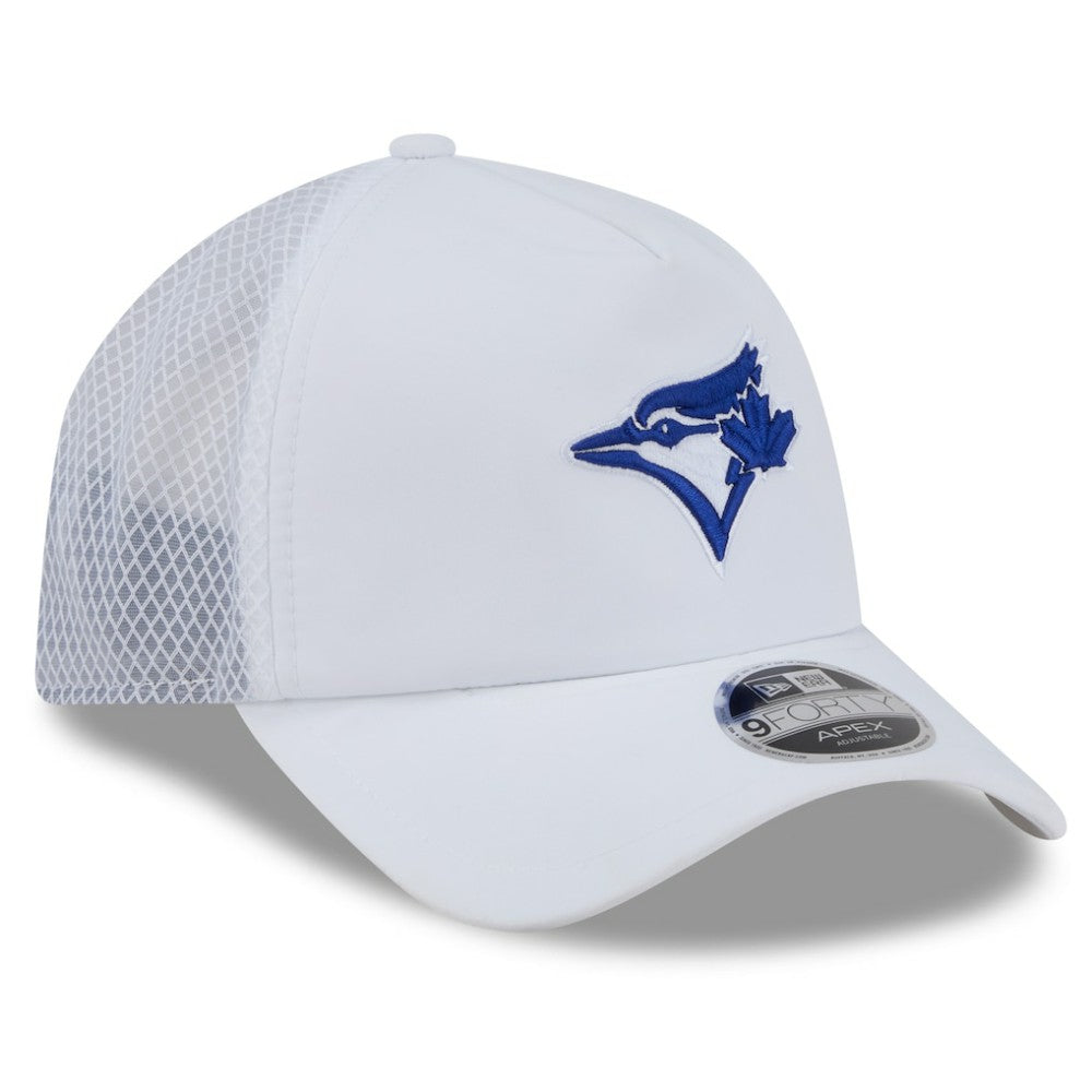 Toronto Blue Jays New Era 2026 Batting Practice Apex 9FORTY Adjustable Trucker Hat - MLB Hats