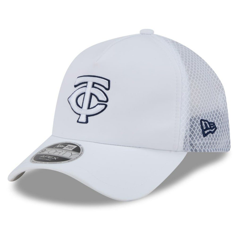 Minnesota Twins New Era 2026 Batting Practice Apex 9FORTY Adjustable Trucker Hat - MLB Hats