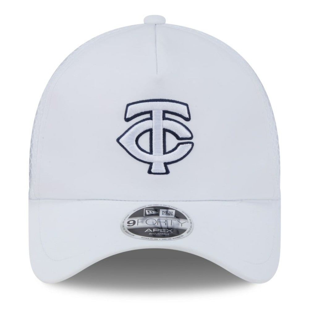 Minnesota Twins New Era 2026 Batting Practice Apex 9FORTY Adjustable Trucker Hat - MLB Hats