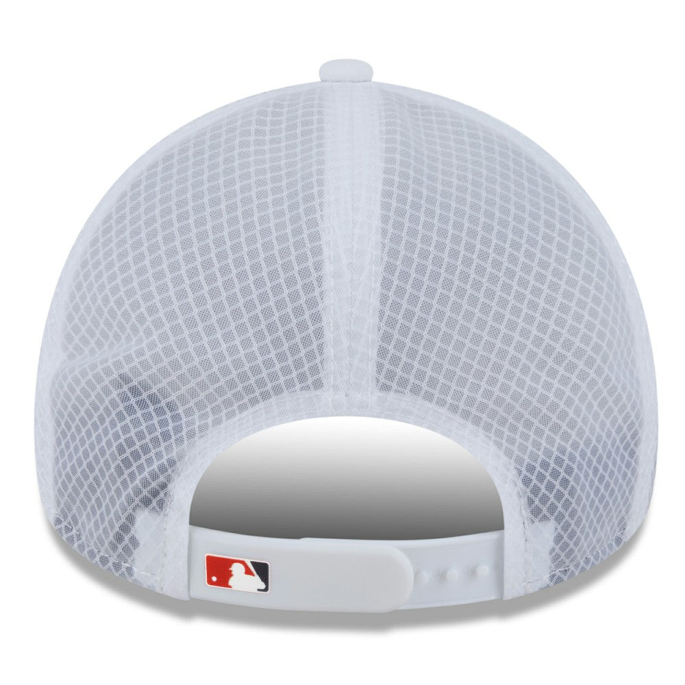 Los Angeles Angels New Era 2026 Batting Practice Apex 9FORTY Adjustable Trucker Hat - MLB Hats
