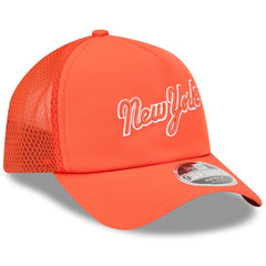 New York Mets New Era 2026 Batting Practice Apex 9FORTY Adjustable Trucker Hat - MLB Hats
