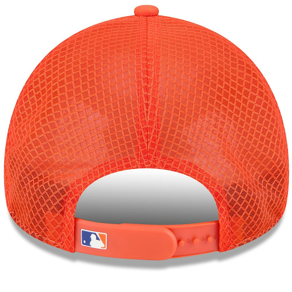New York Mets New Era 2026 Batting Practice Apex 9FORTY Adjustable Trucker Hat - MLB Hats
