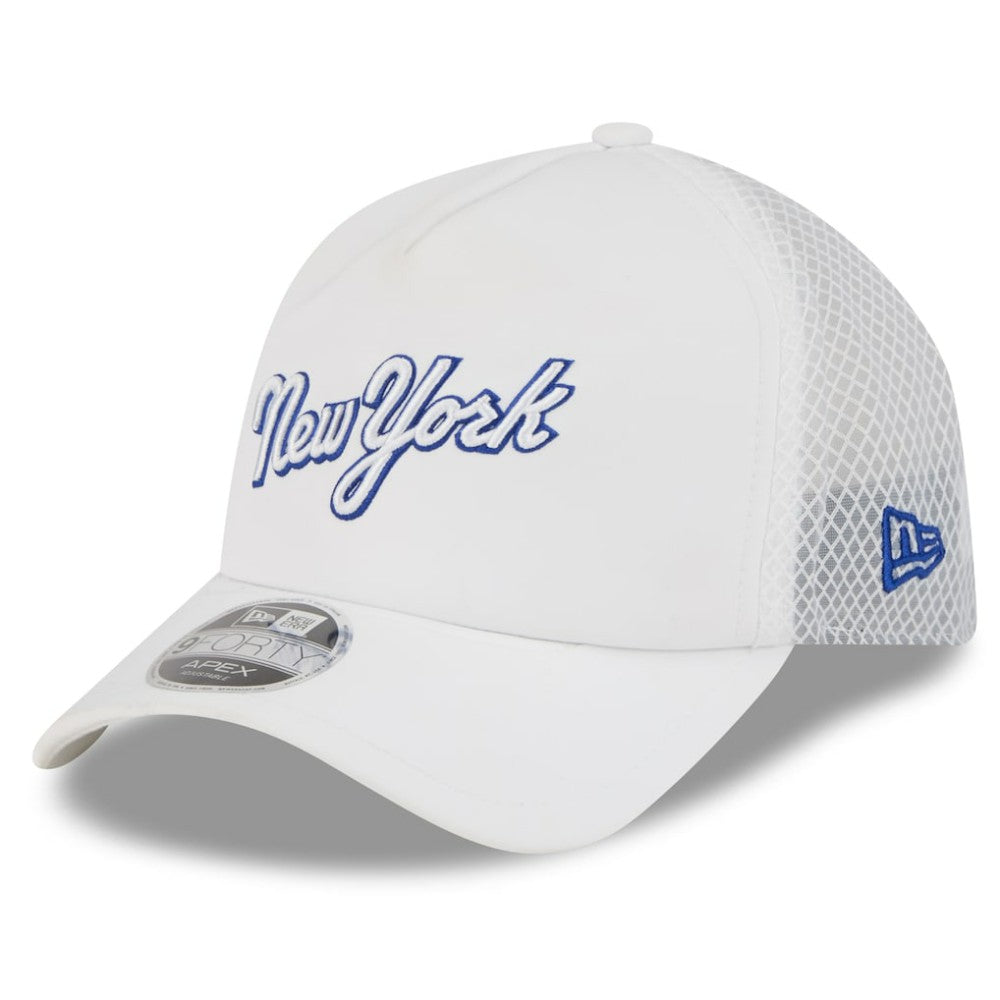 New York Mets New Era 2026 Batting Practice Apex 9FORTY Adjustable Trucker Hat - MLB Hats