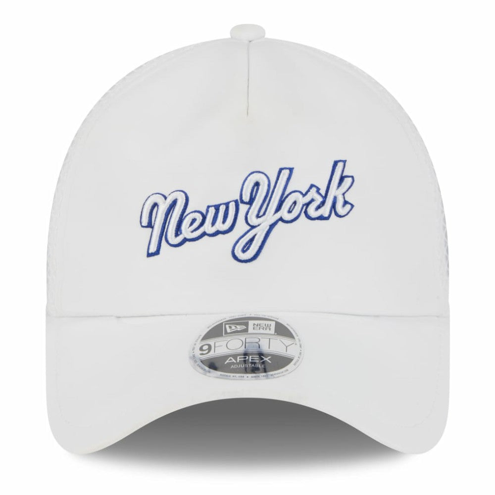 New York Mets New Era 2026 Batting Practice Apex 9FORTY Adjustable Trucker Hat - MLB Hats
