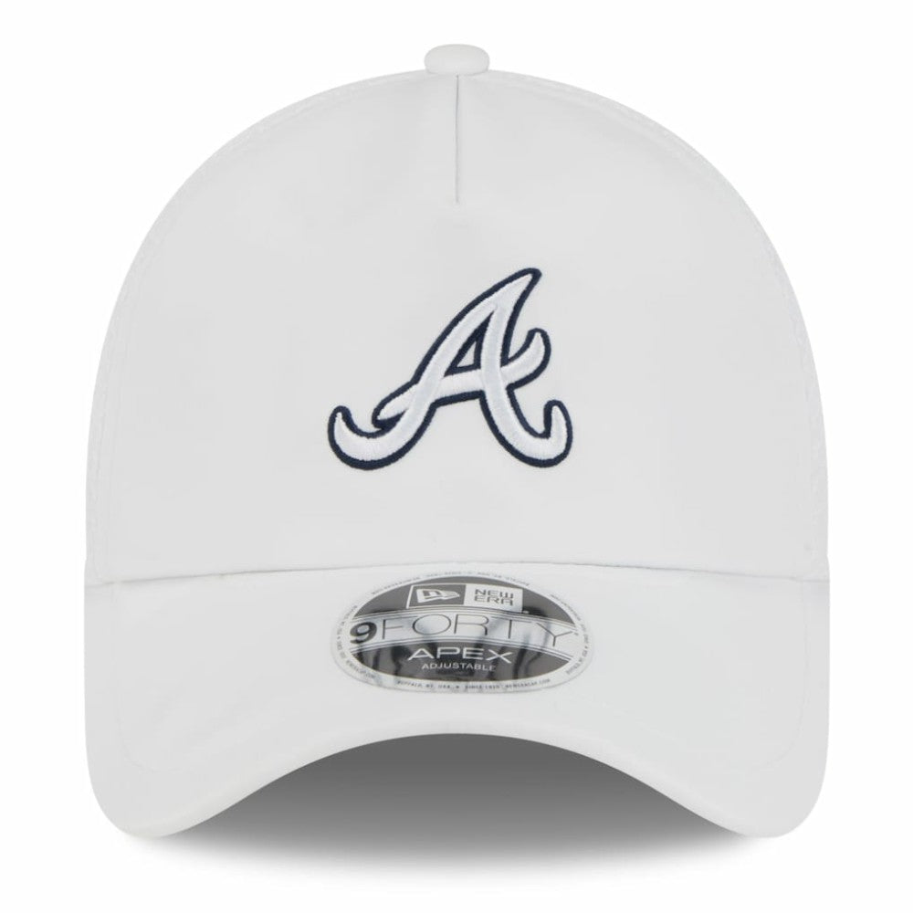 Atlanta Braves New Era 2026 Batting Practice Apex 9FORTY Adjustable Trucker Hat - MLB Hats