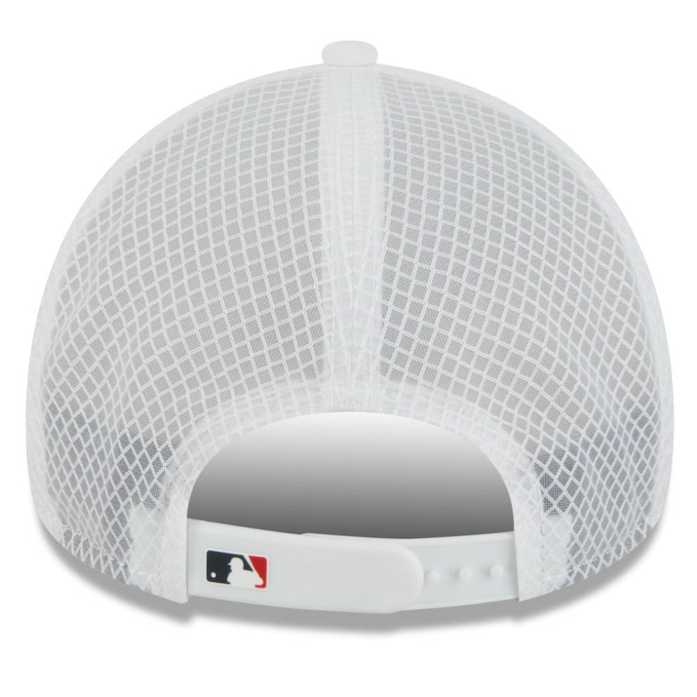 Atlanta Braves New Era 2026 Batting Practice Apex 9FORTY Adjustable Trucker Hat - MLB Hats