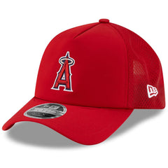 Los Angeles Angels New Era 2026 Batting Practice Apex 9FORTY Adjustable Trucker Hat - MLB Hats