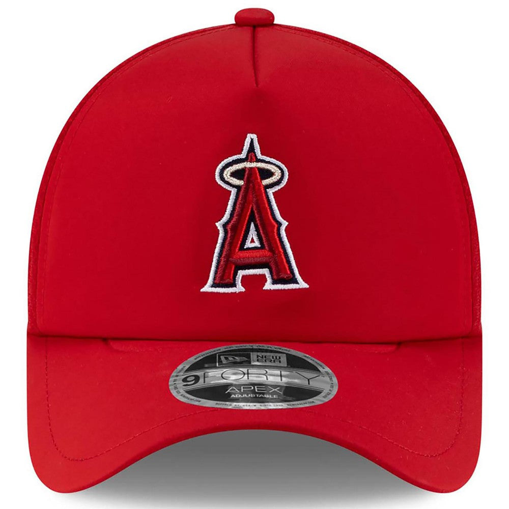 Los Angeles Angels New Era 2026 Batting Practice Apex 9FORTY Adjustable Trucker Hat - MLB Hats