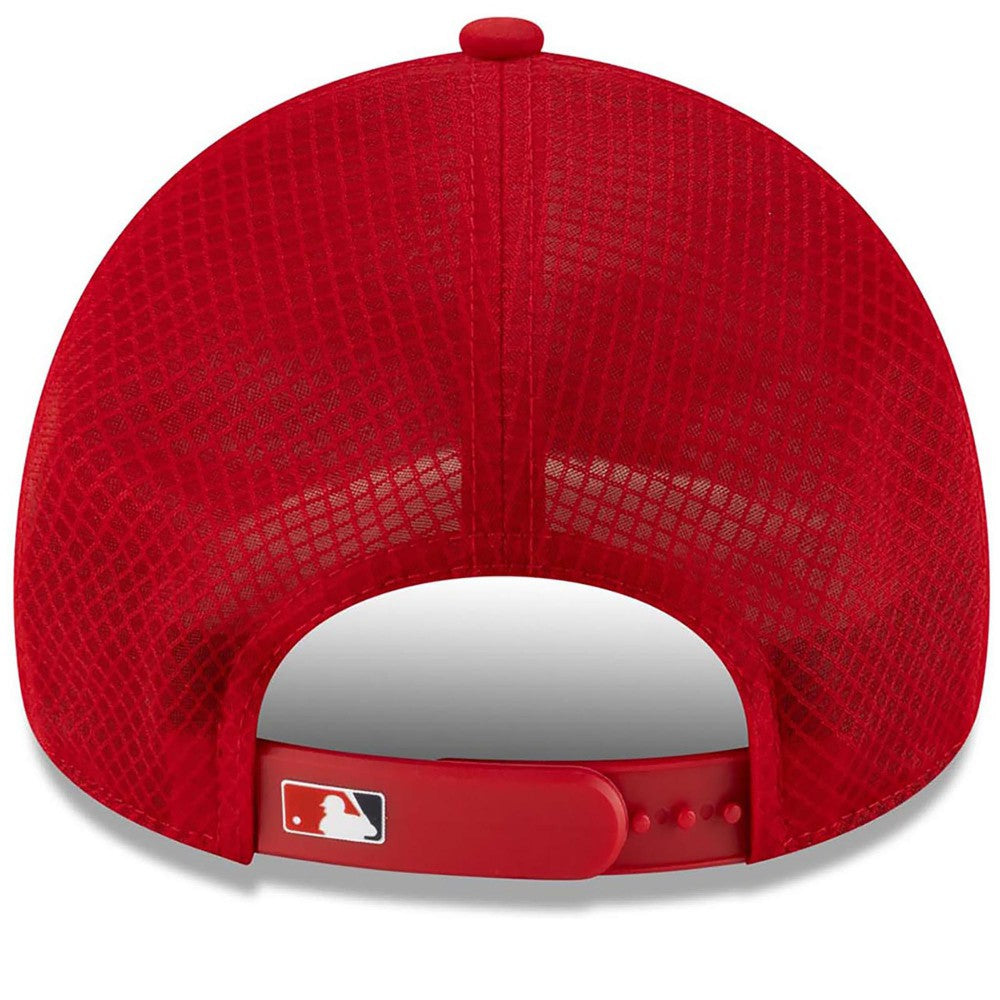 Los Angeles Angels New Era 2026 Batting Practice Apex 9FORTY Adjustable Trucker Hat - MLB Hats