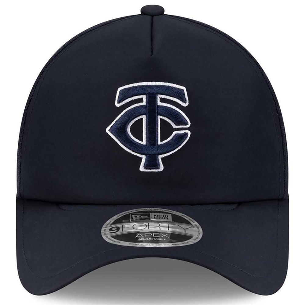 Minnesota Twins New Era 2026 Batting Practice Apex 9FORTY Adjustable Trucker Hat - MLB Hats