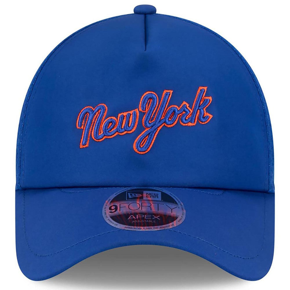 New York Mets New Era 2026 Batting Practice Apex 9FORTY Adjustable Trucker Hat - MLB Hats