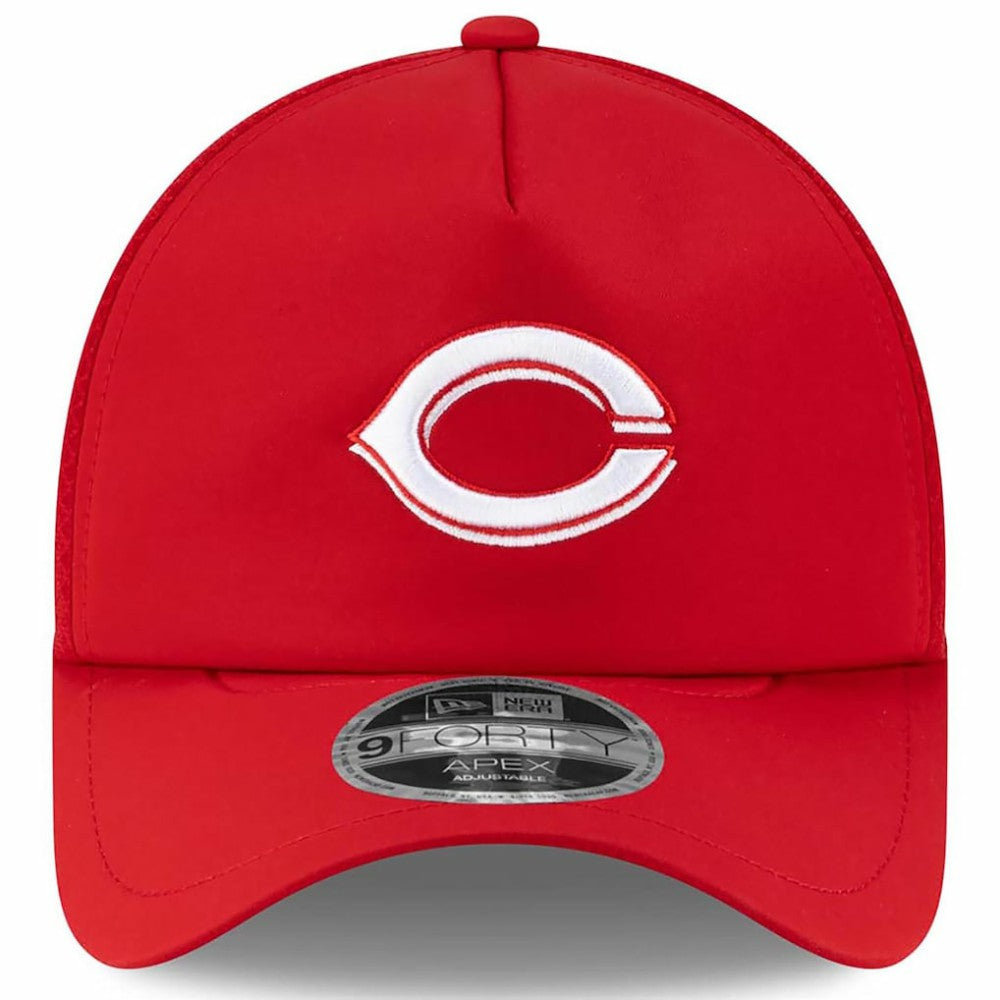 Cincinnati Reds New Era 2026 Batting Practice Apex 9FORTY Adjustable Trucker Hat - MLB Hats