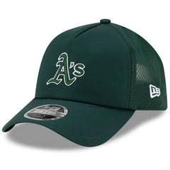Athletics New Era 2026 Batting Practice Apex 9FORTY Adjustable Trucker Hat - MLB Hats