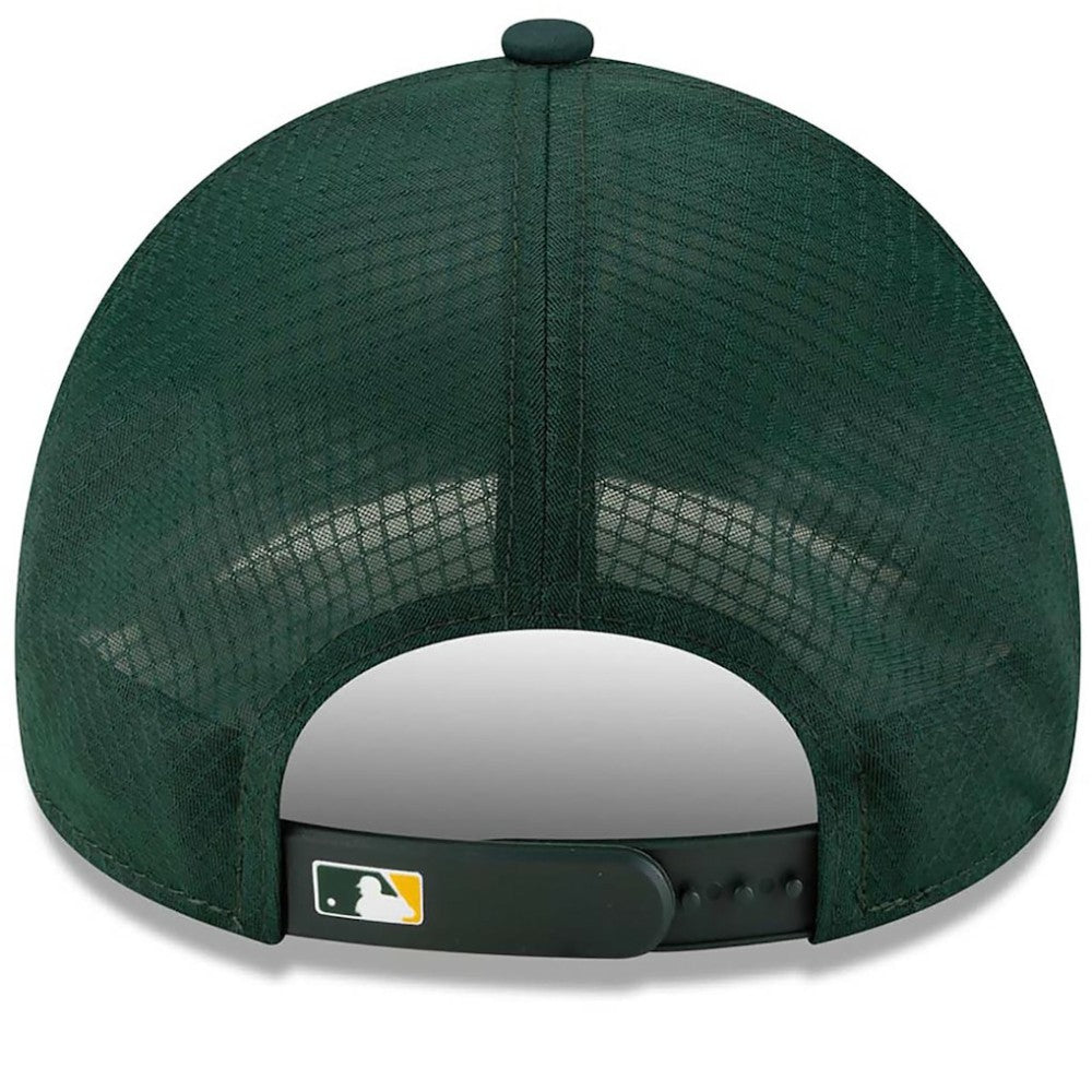 Athletics New Era 2026 Batting Practice Apex 9FORTY Adjustable Trucker Hat - MLB Hats