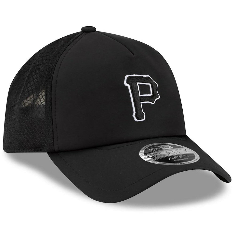 Pittsburgh Pirates New Era 2026 Batting Practice Apex 9FORTY Adjustable Trucker Hat - MLB Hats