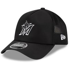 Miami Marlins New Era 2026 Batting Practice Apex 9FORTY Adjustable Trucker Hat - MLB Hats