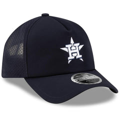 Houston Astros New Era 2026 Batting Practice Apex 9FORTY Adjustable Trucker Hat - MLB Hats