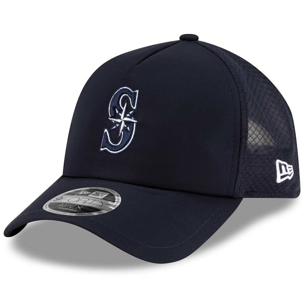 Seattle Mariners New Era 2026 Batting Practice Apex 9FORTY Adjustable Trucker Hat - MLB Hats