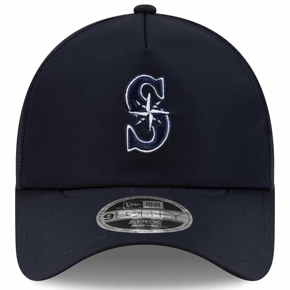 Seattle Mariners New Era 2026 Batting Practice Apex 9FORTY Adjustable Trucker Hat - MLB Hats