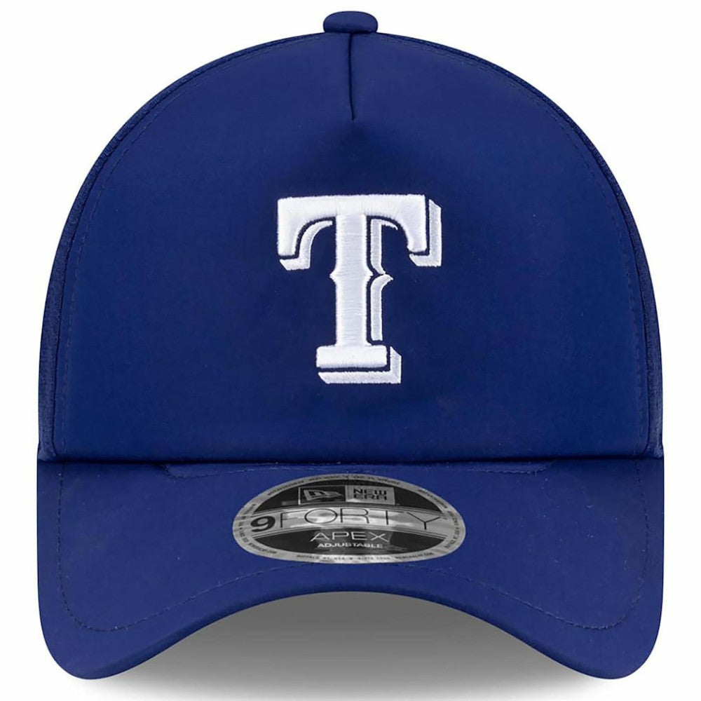 Texas Rangers New Era 2026 Batting Practice Apex 9FORTY Adjustable Trucker Hat - MLB Hats