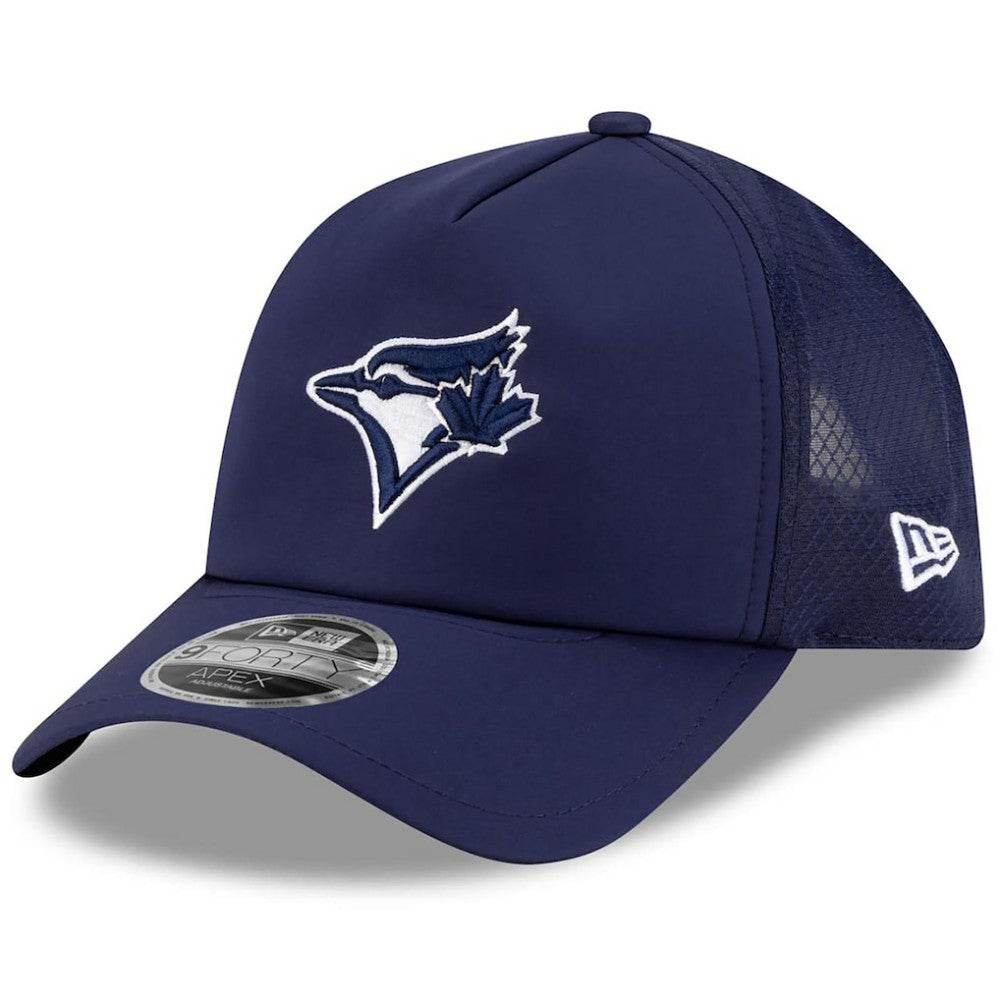 Toronto Blue Jays New Era 2026 Batting Practice Apex 9FORTY Adjustable Trucker Hat - MLB Hats