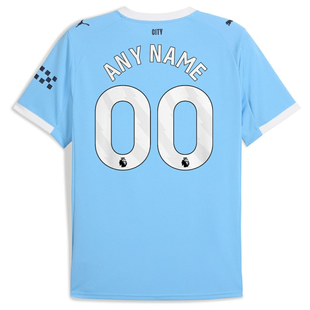 Manchester City 2025/26 Home Replica Custom Jersey