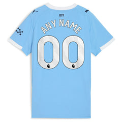 Manchester City Women's 2025/26 Home Replica Custom Jersey