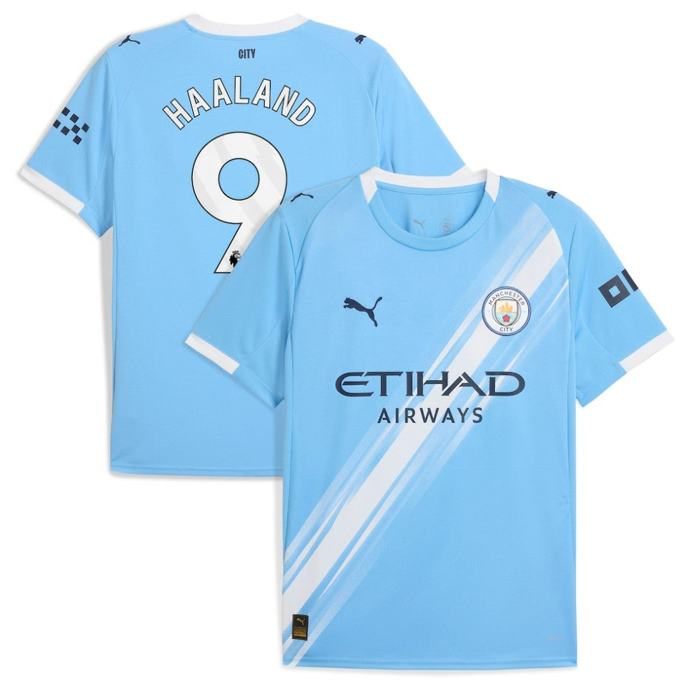 Erling Haaland Manchester City 2025/26 Home Replica Player Jersey