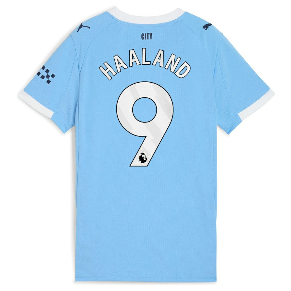 Erling Haaland Manchester City Women's 2025/26 Home Replica Player Jersey