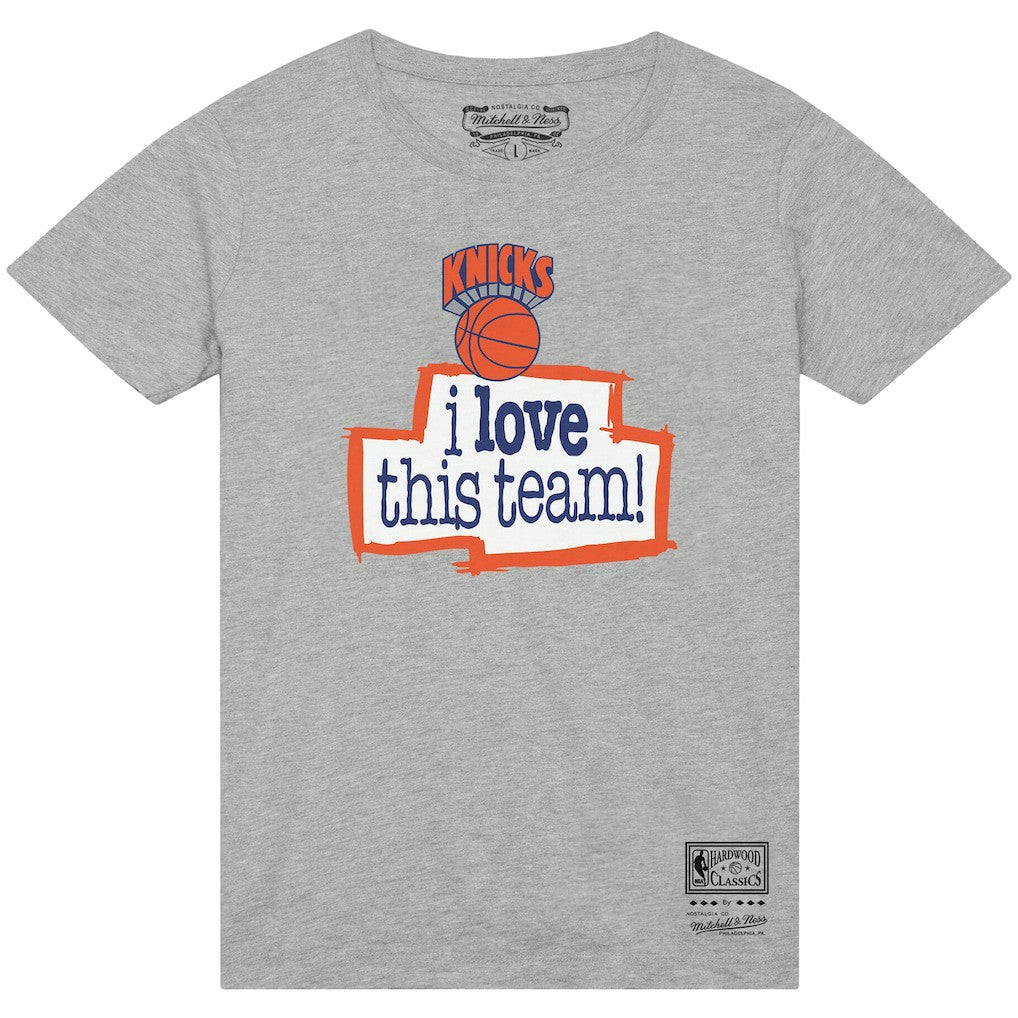 Heather Gray New York Knicks I Love This Team T-Shirt | NBA