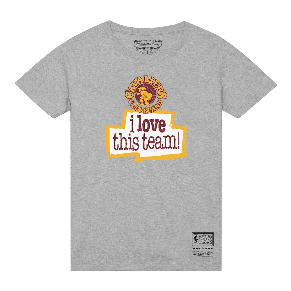 Heather Gray Cleveland Cavaliers I Love This Team T-Shirt sale | NBA