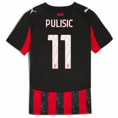 Christian Pulisic AC Milan Youth 2025/26 Home Replica Player Jersey