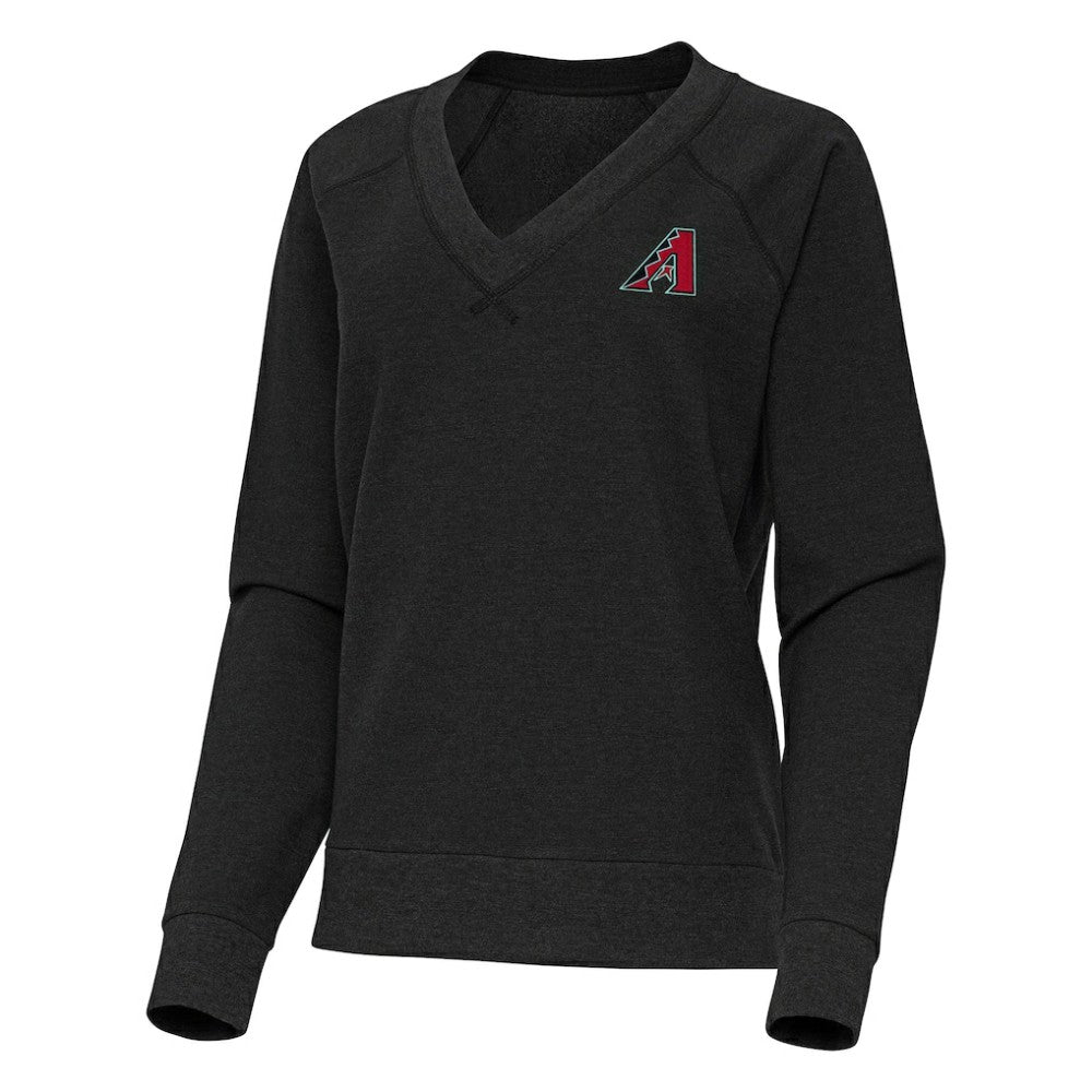 Arizona Diamondbacks Antigua Women's Varsity Tri-Blend V-Neck Long Sleeve T-Shirt - MLB T-shirts