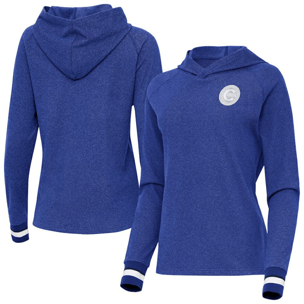 Chicago Cubs Antigua Women's Trek Pullover Hoodie - MLB Hoodies