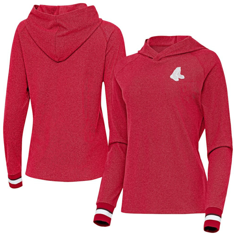 Boston Red Sox Antigua Women's Trek Pullover Hoodie - MLB Hoodies