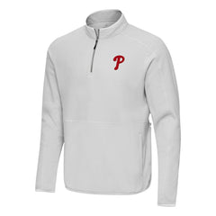 Philadelphia Phillies Antigua Step Up Quarter-Zip Pullover - MLB Pullover