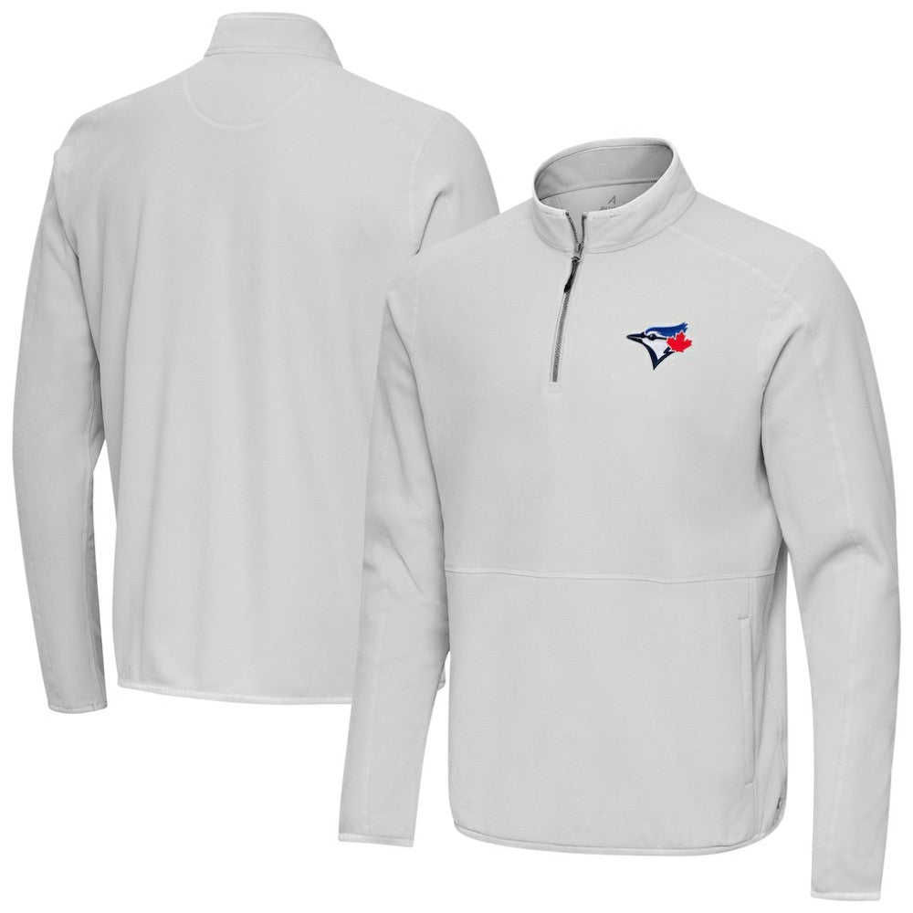 Toronto Blue Jays Antigua Step Up Quarter-Zip Pullover - MLB Pullover