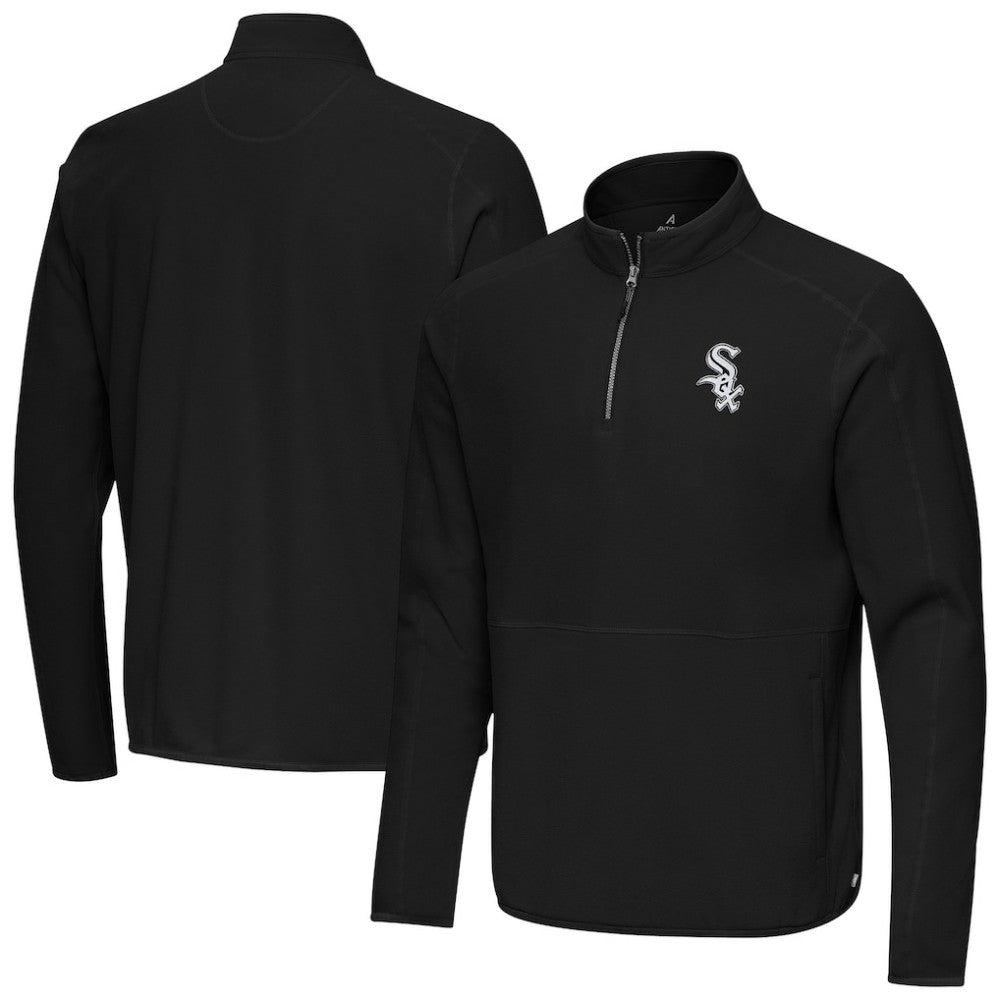 Chicago White Sox Antigua Step Up Quarter-Zip Pullover - MLB Pullover