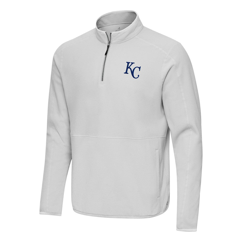 Kansas City Royals Antigua Step Up Quarter-Zip Pullover - MLB Pullover