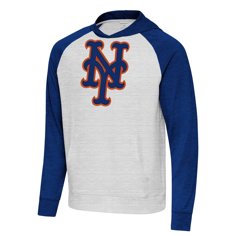 New York Mets Antigua Urgent Pullover Hoodie - MLB Hoodies
