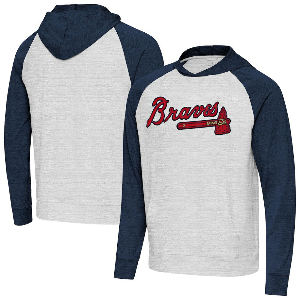 Atlanta Braves Antigua Urgent Pullover Hoodie - MLB Hoodies