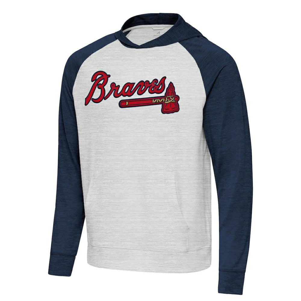 Atlanta Braves Antigua Urgent Pullover Hoodie - MLB Hoodies