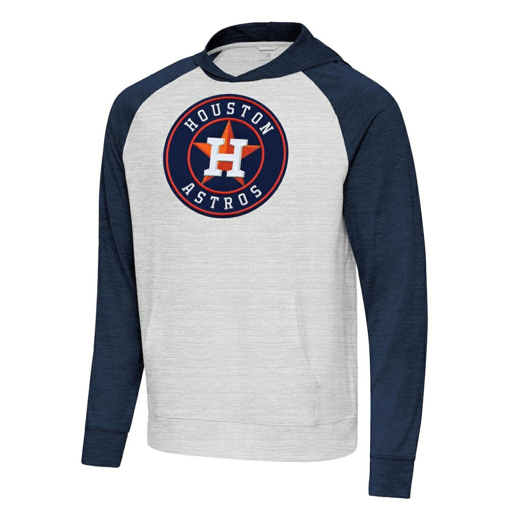 Houston Astros Antigua Urgent Pullover Hoodie - MLB Hoodies