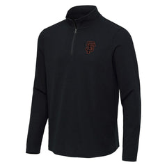 San Francisco Giants Antigua Sync Tri-Blend Quarter-Zip Pullover - MLB Pullover
