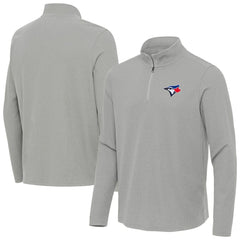Toronto Blue Jays Antigua Sync Tri-Blend Quarter-Zip Pullover - MLB Pullover