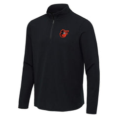 Baltimore Orioles Antigua Sync Tri-Blend Quarter-Zip Pullover - MLB Pullover